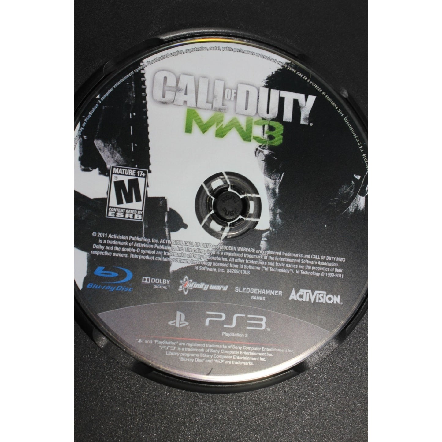 Call of Duty Modern Warfare 3 PlayStation 3 COD MW3 PS3 Tested Video Game Used