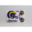 Vintage 1993 Vending Machine Team NFL Los Angeles Rams Sticker Prism