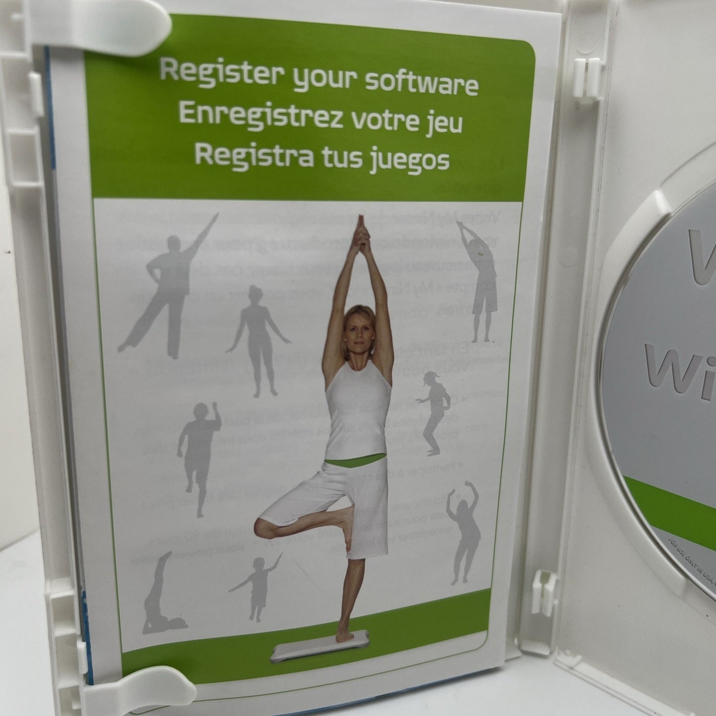 Wii Fit (Nintendo Wii, 2008) Video Game Used With Case And Manual