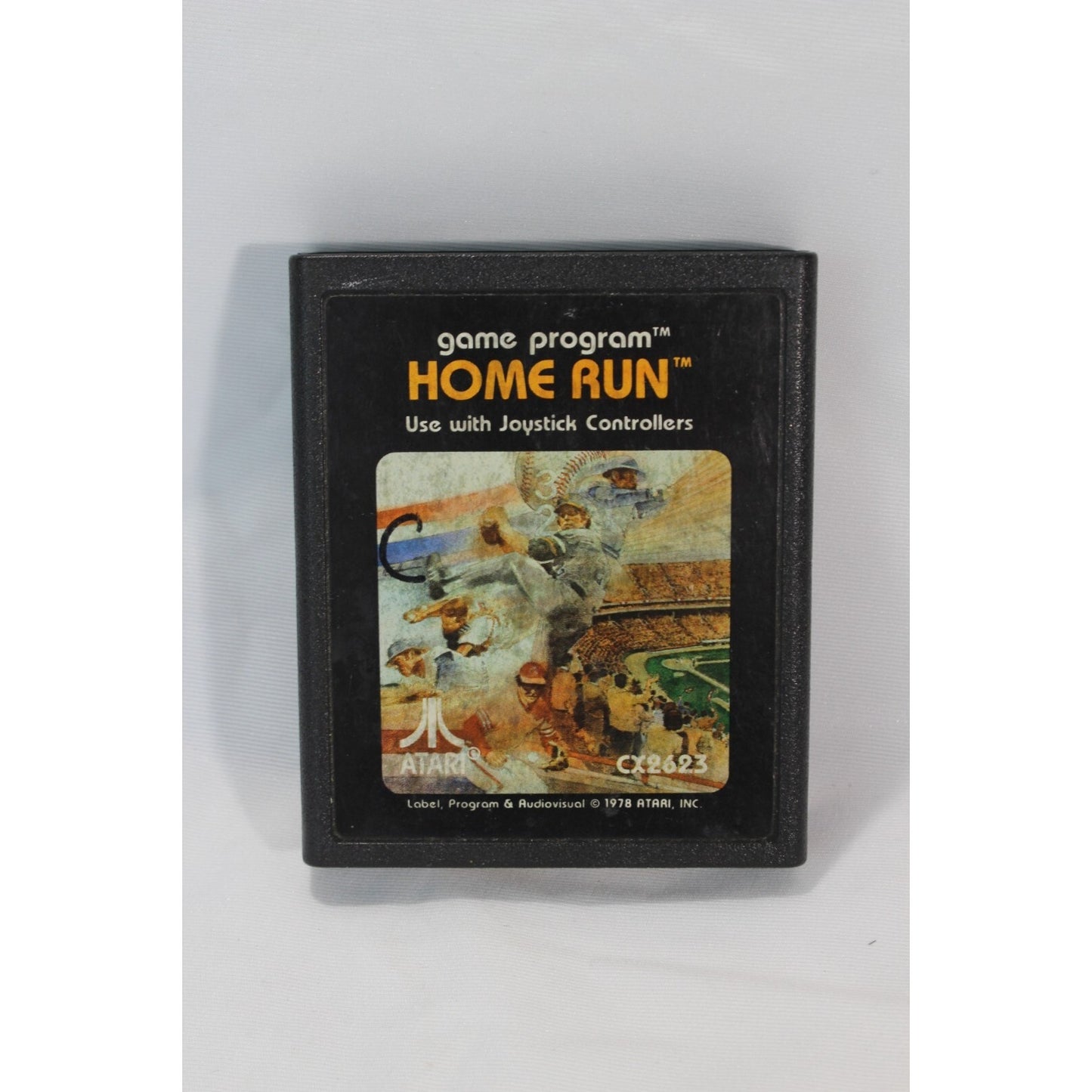 Home Run Atari 2600 Used Tested Video Game CX2623 Retro Baseball Sports Game