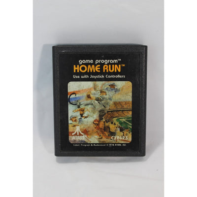 Home Run Atari 2600 Used Tested Video Game CX2623 Retro Baseball Sports Game