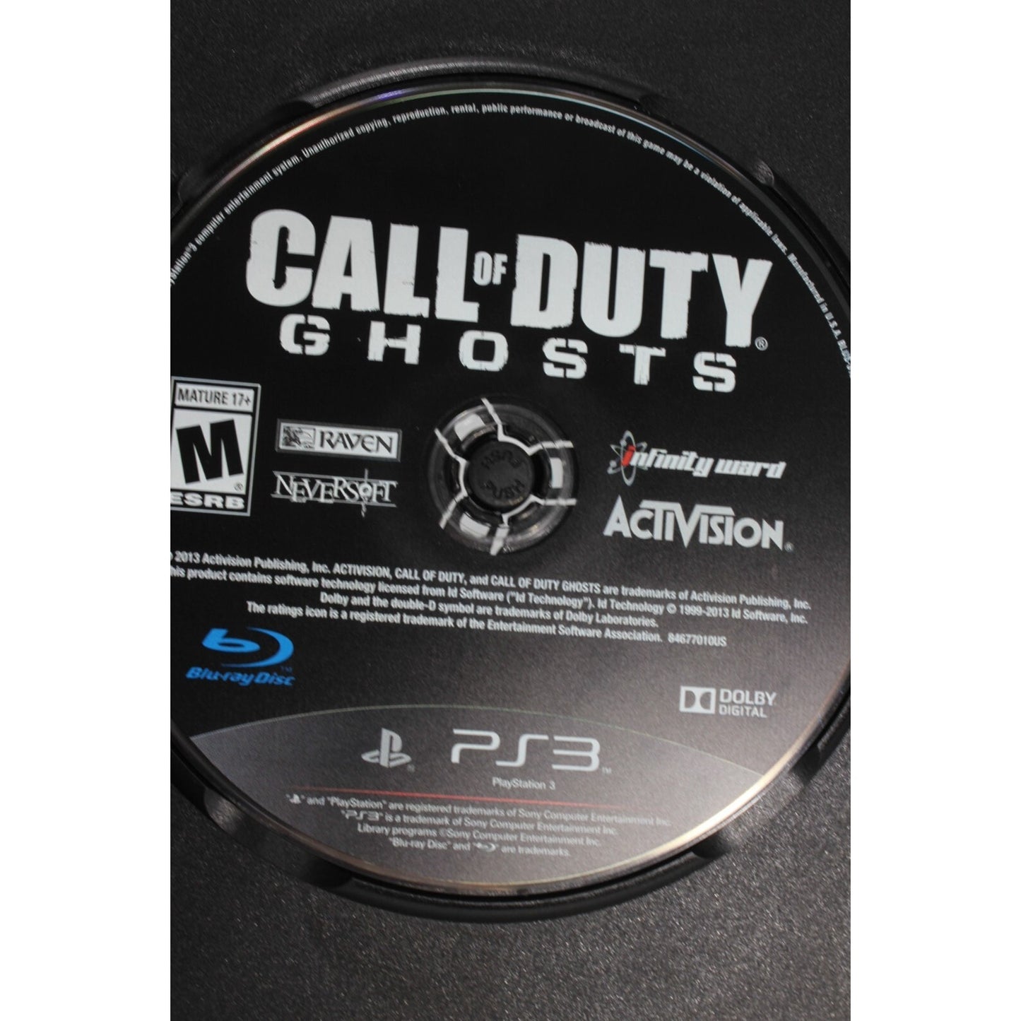 Call of Duty Ghosts PlayStation 3 COD PS3 Tested Video Game Used Shooter Game
