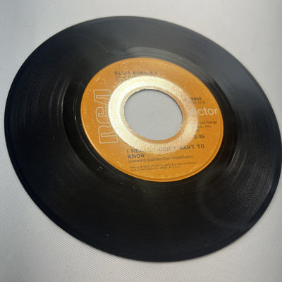 Elvis Presley I Really Don't Want To Know, RCA Victor 47-9960, Rock 45, 1971