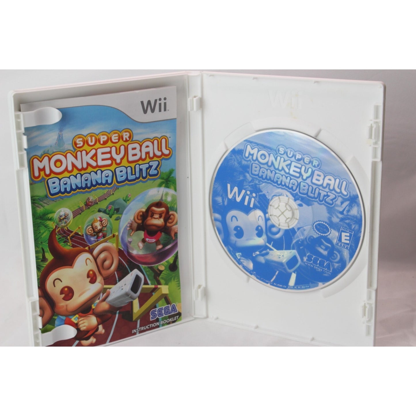 Super Monkey Ball Banana Blitz Nintendo Wii Tested Video Game Used