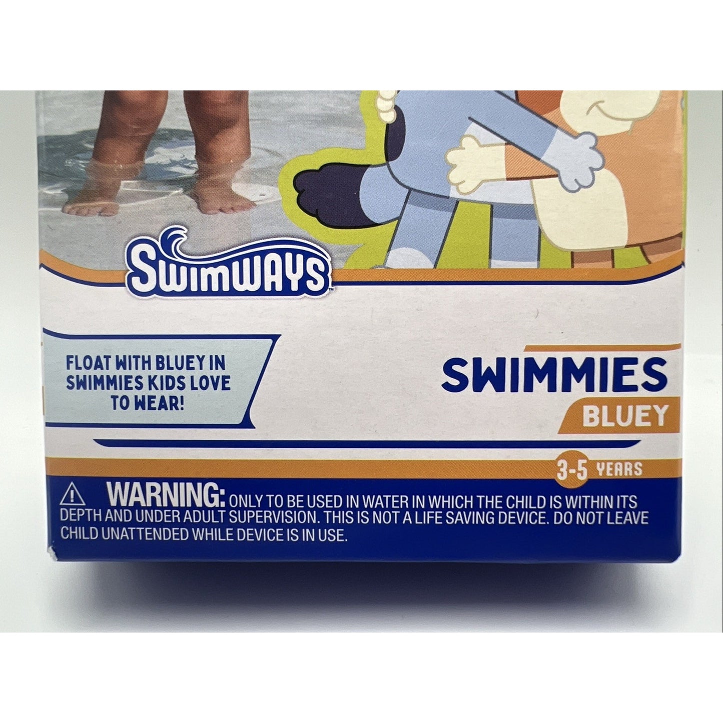 SwimWays Bluey Swimmies Arm Floaties Kids Age 3-5 Pool Swim Help Float Brand New
