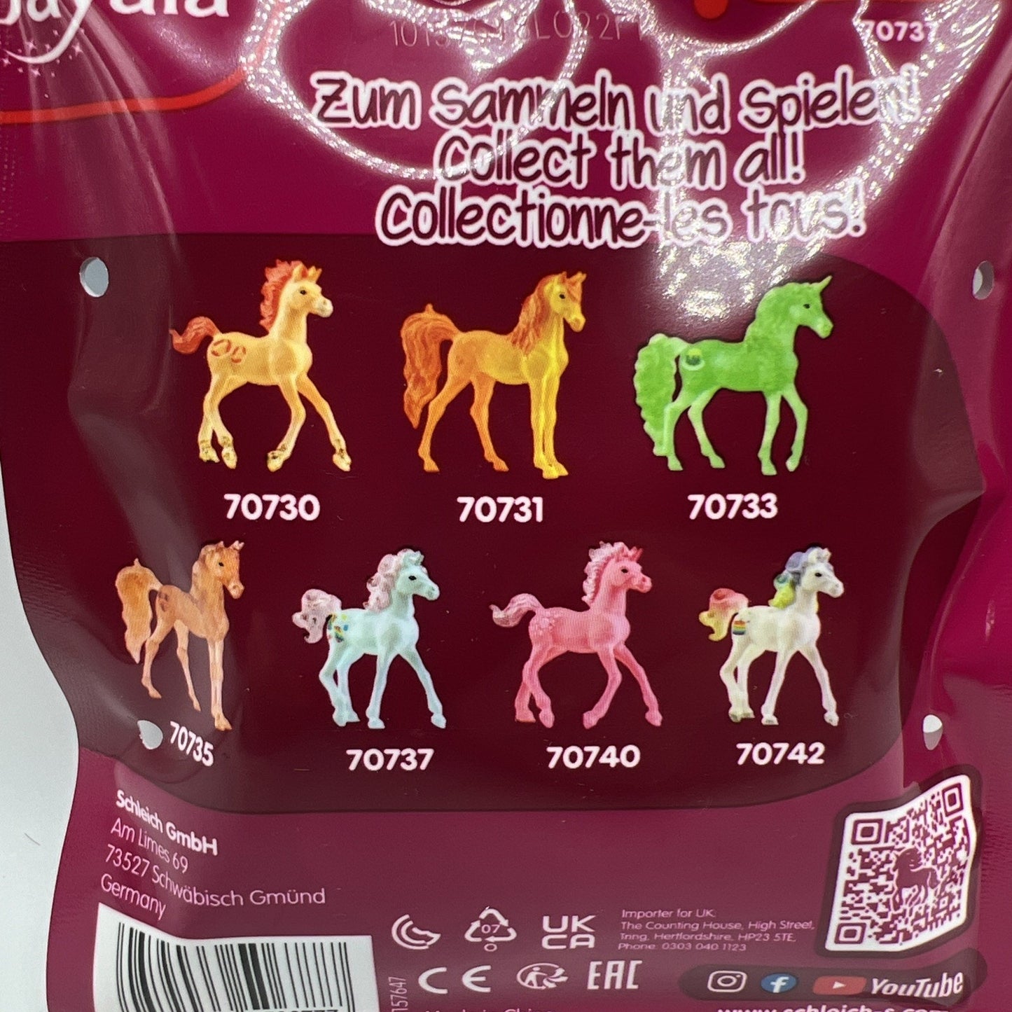 Schleich Bayala Figure Marshmallow Unicorn Stallion Horse Animal Figure Series 4