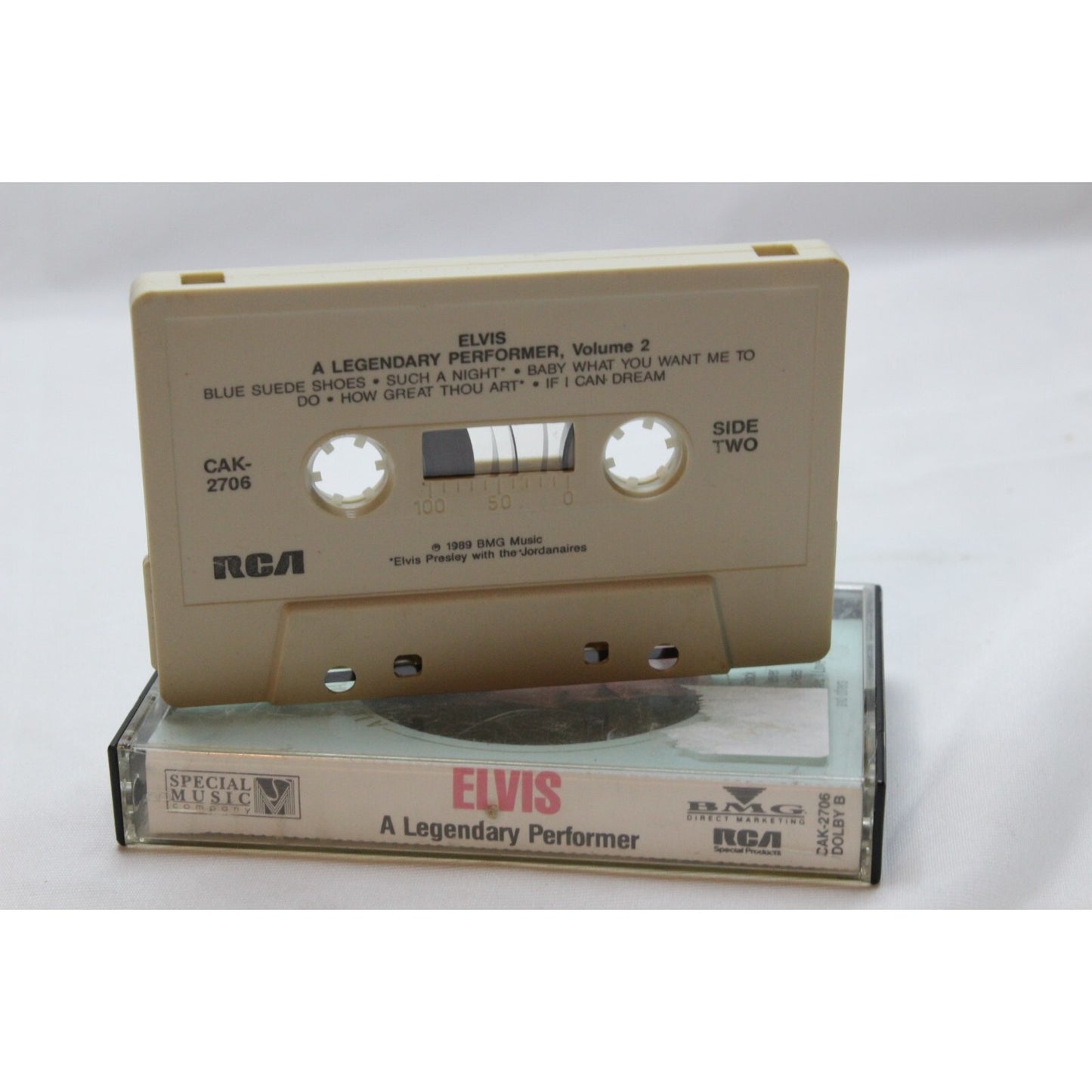 Elvis A Legendary Performer Vol 2 Cassette Tape Elvis Presley Tested Music Used