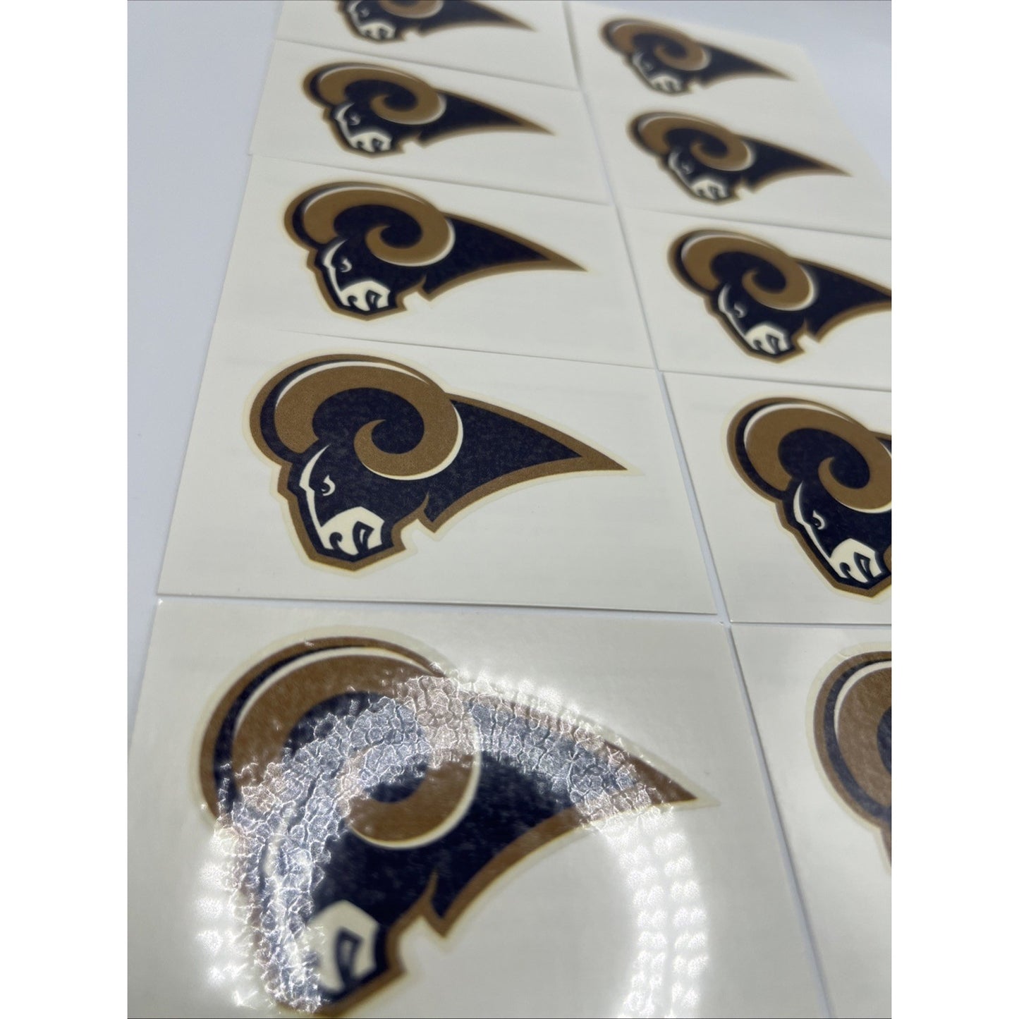 NFL St Louis Rams Temporary Tattoo Pack Of 10 Face Body Tattoos Football Saint
