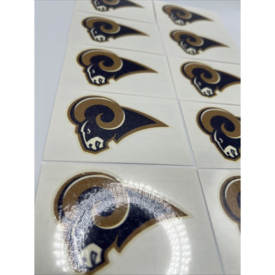 NFL St Louis Rams Temporary Tattoo Pack Of 10 Face Body Tattoos Football Saint