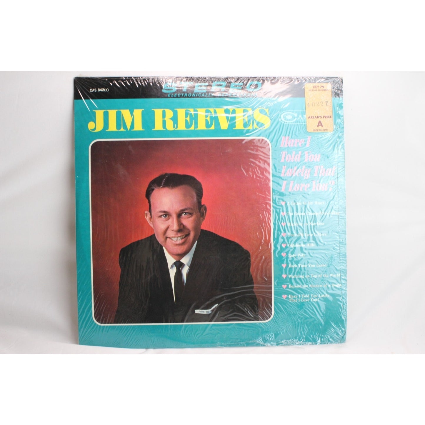 Jim Reeves Have I Told You Lately That I Love You? Vinyl Record Tested Used