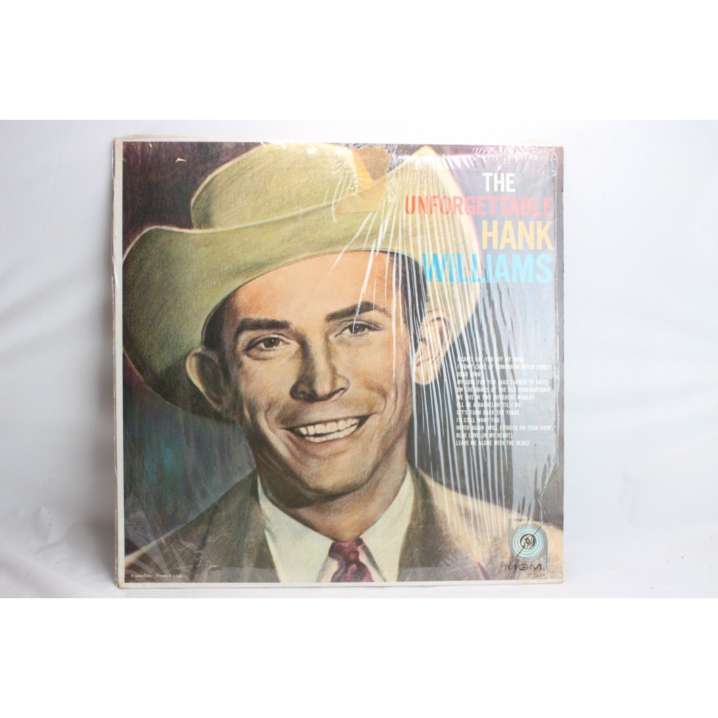 The Unforgettable Hank Williams Vinyl Record Tested Used