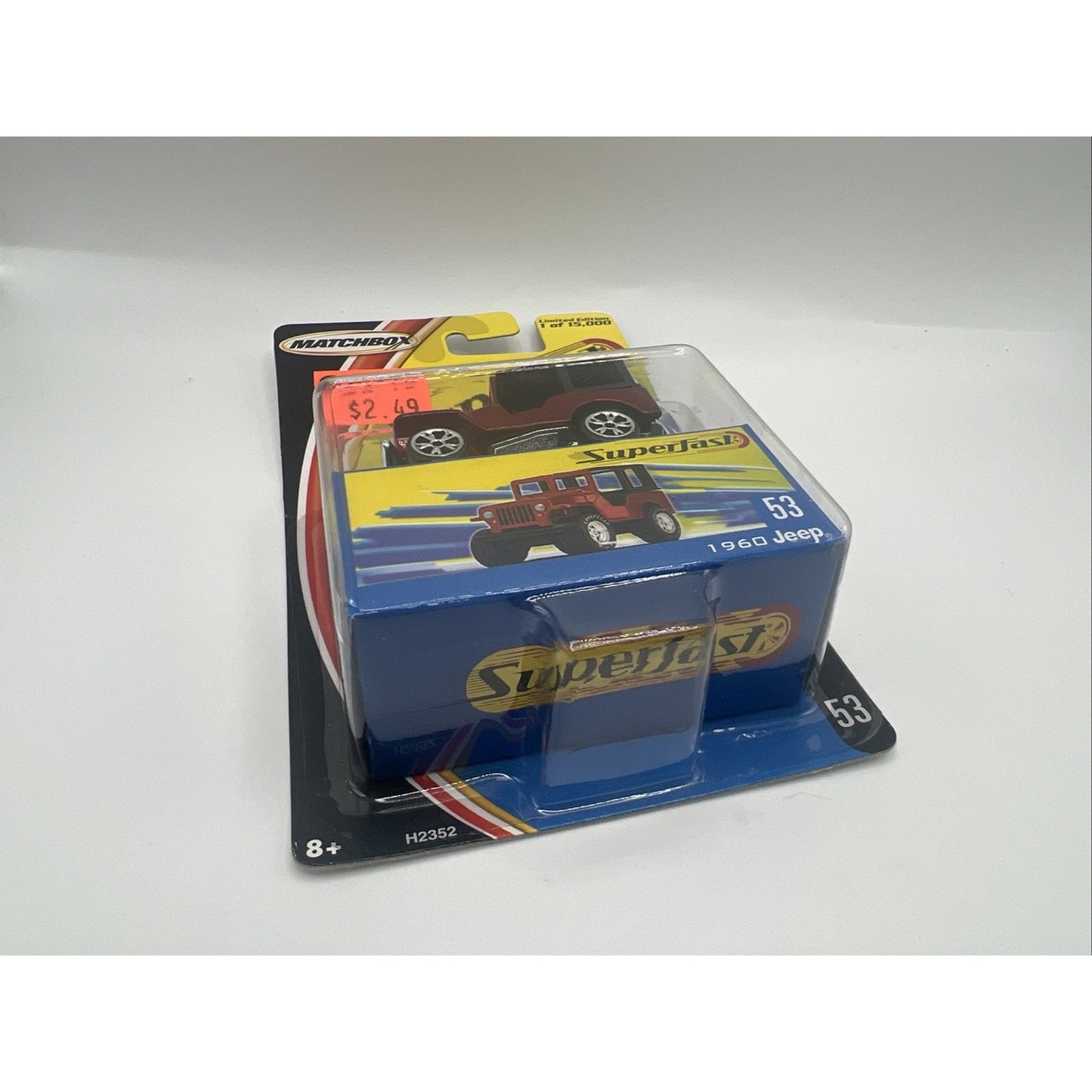 Jeep 2004 Matchbox Superfast 35 Years #53 1960 1:64 Chrome Wheels Die Cast Car