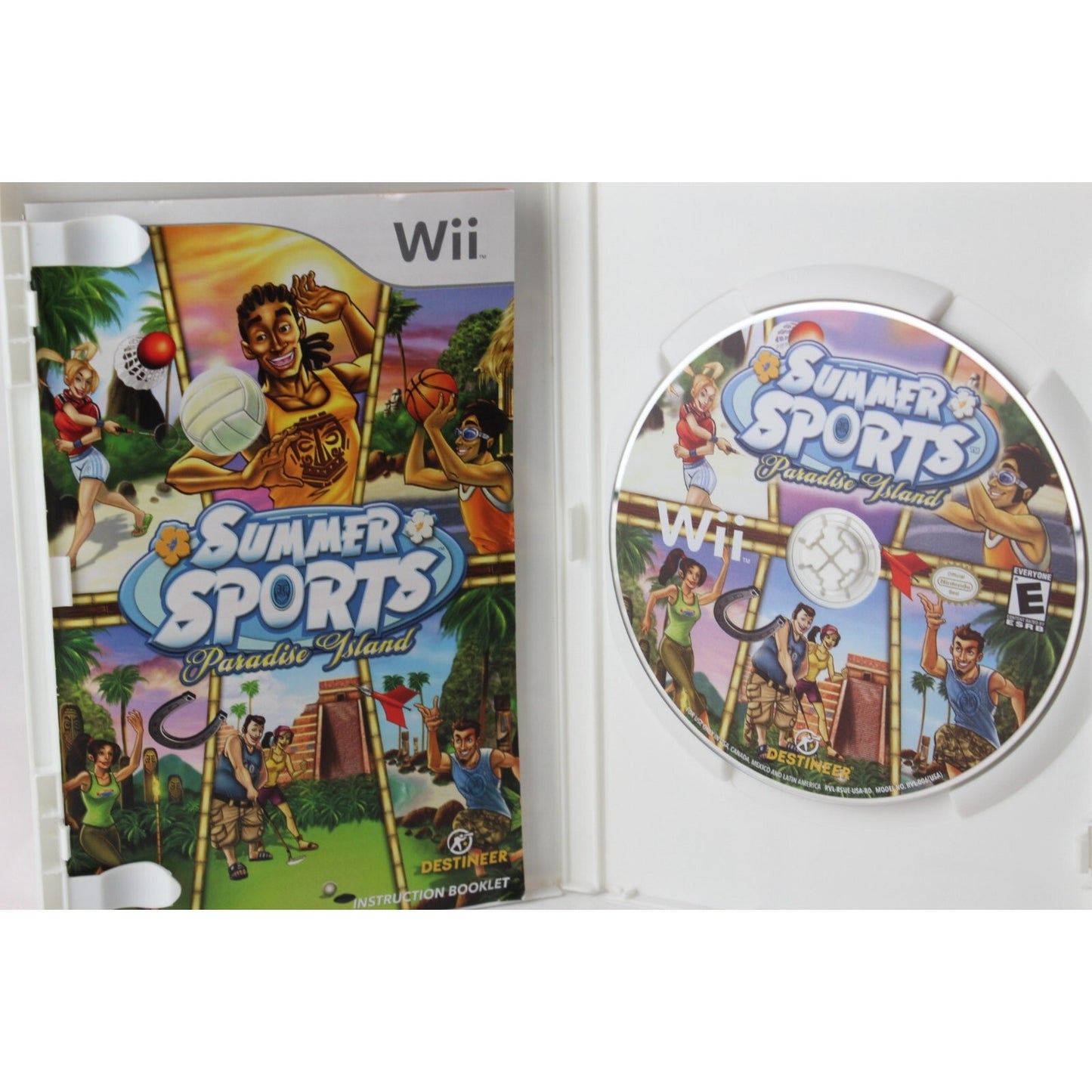Summer Sports Paradise Island Nintendo Wii Tested Video Game Used