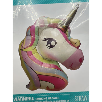 52” Inch Giant Unicorn Foil Balloon Celebrate Party Decoration Air Rainbow New