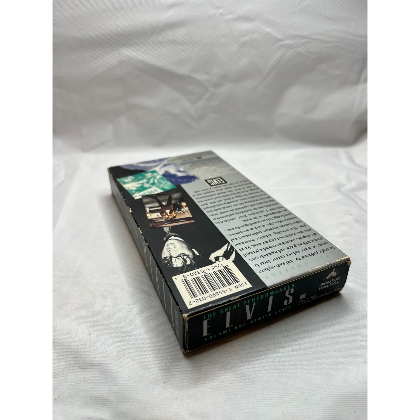 Elvis The Great Performances Center Stage VHS Tested Video Tape Used