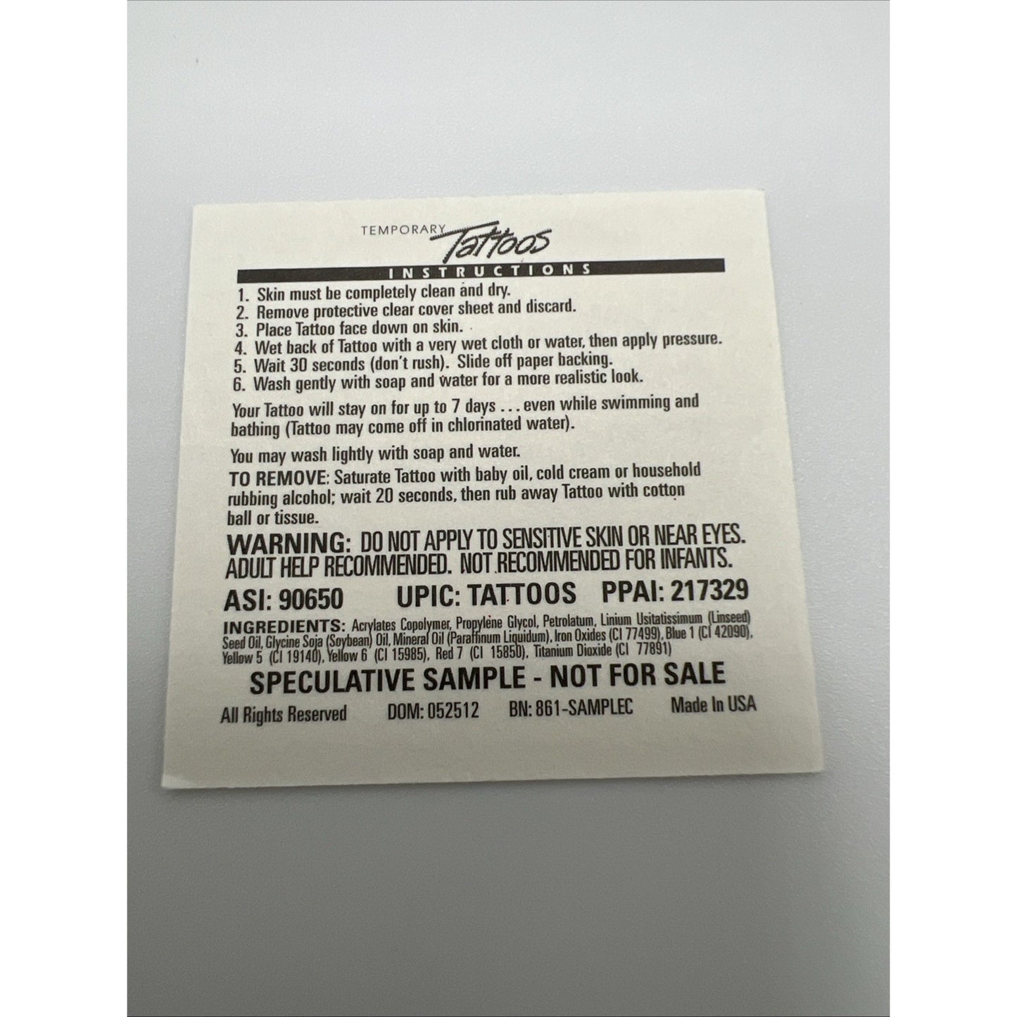 NFL Chicago Bears Temporary Tattoos Game Day Face And Body 10 Count Football