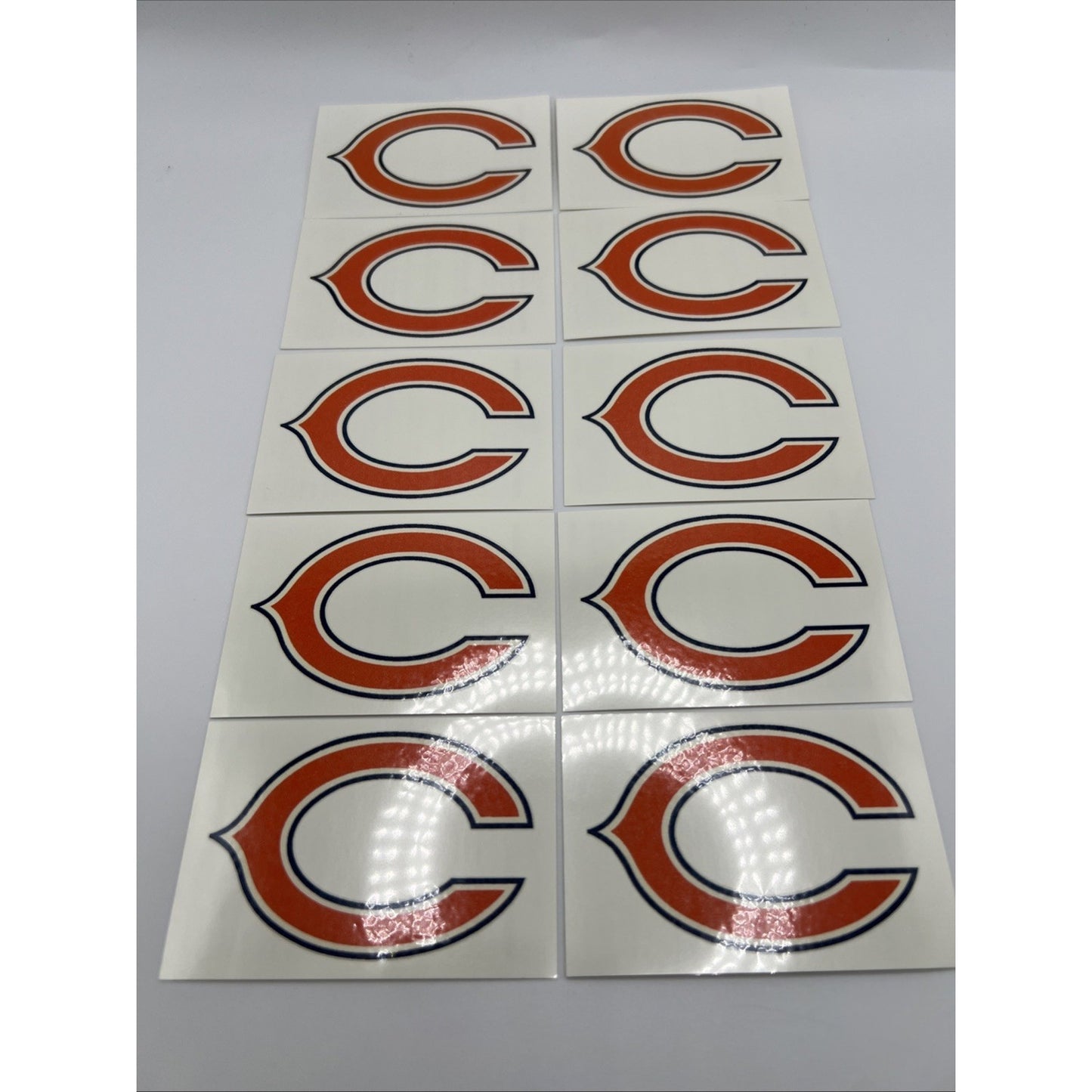 NFL Chicago Bears Temporary Tattoo Pack Of 10 Face Body Tattoos Football