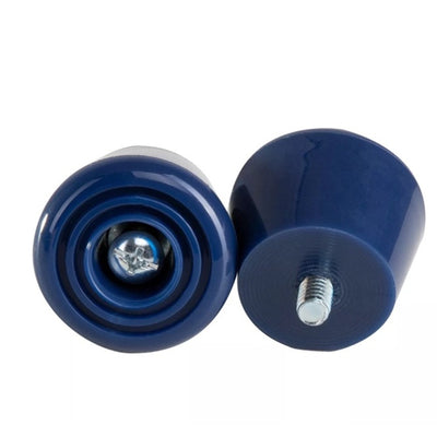 C7skates Quad Roller Skate Wheels Toe Stoppers for Adults Blue 47x35mm PU 82A
