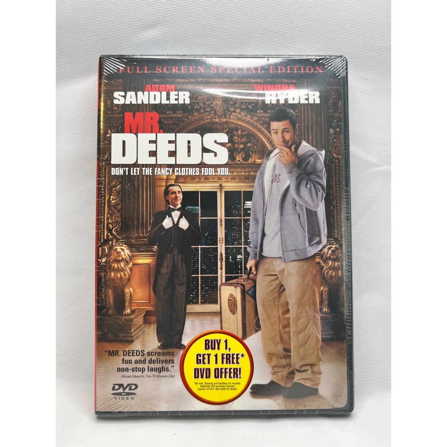 Mr. Deeds DVD Full Screen Special Edition New Sealed 2002