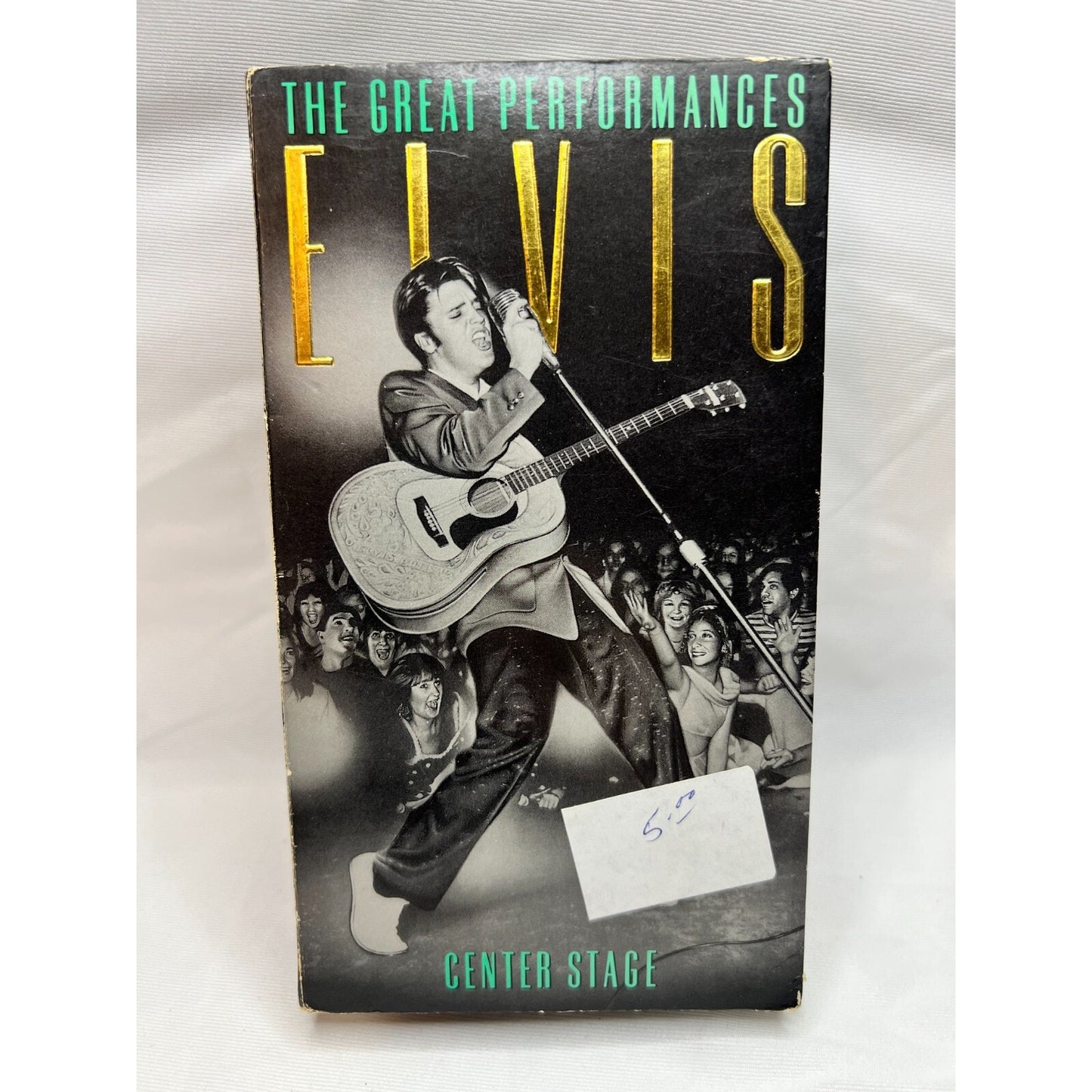Elvis The Great Performances Center Stage VHS Tested Video Tape Used