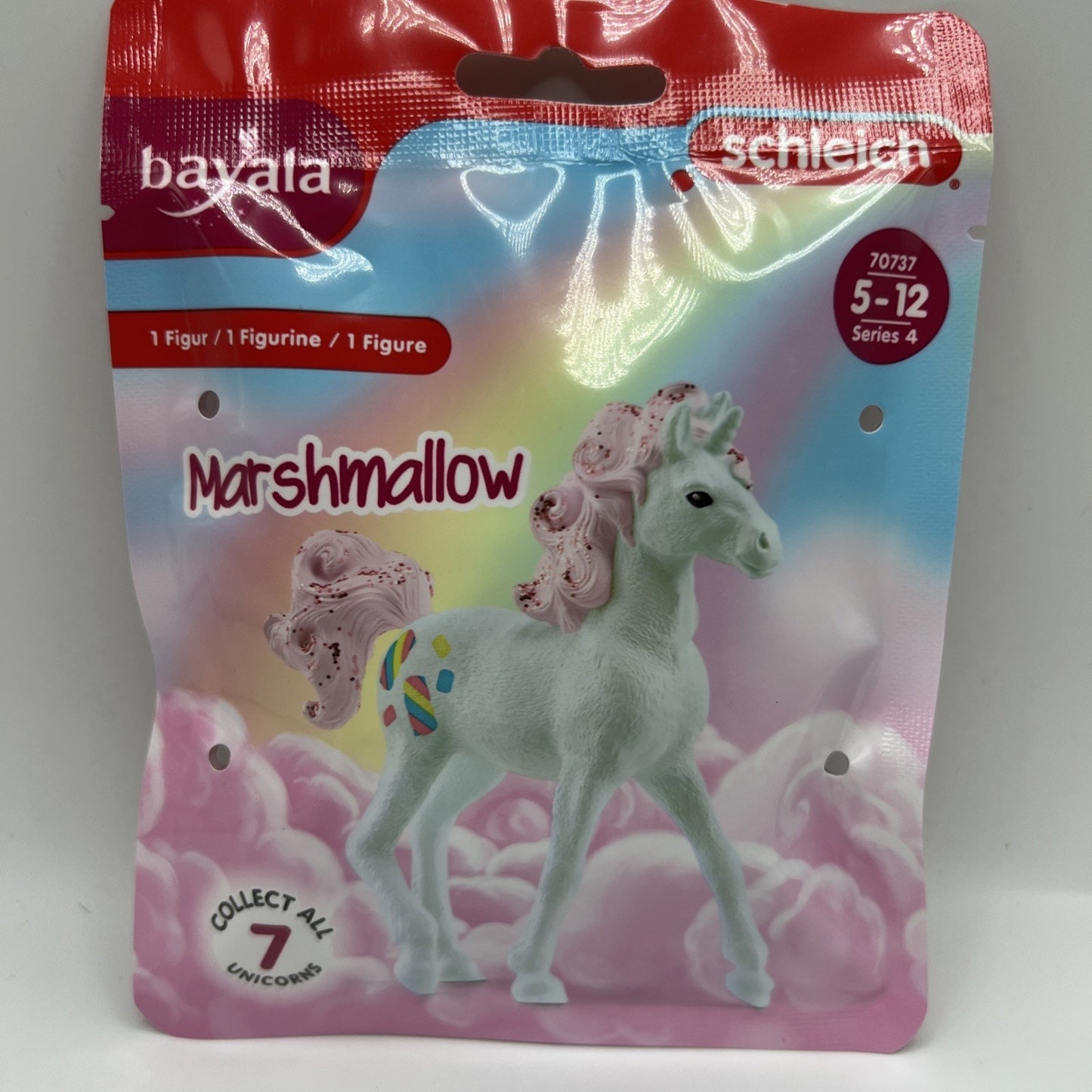 Schleich Bayala Figure Marshmallow Unicorn Stallion Horse Animal Figure Series 4