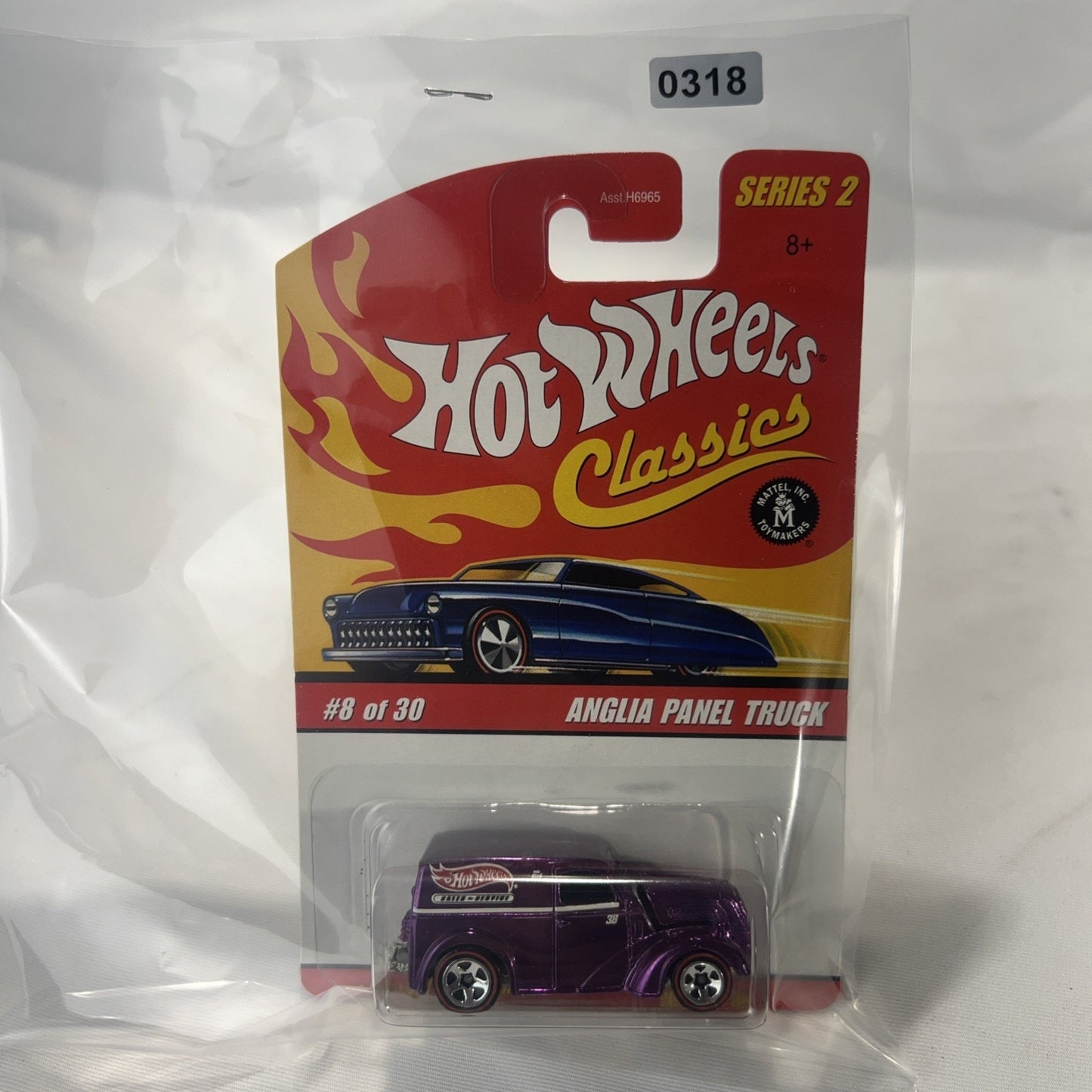 Hot Wheels Classics Series 2 Anglia Panel Truck #8 of 30 Purple Pink Super Rare