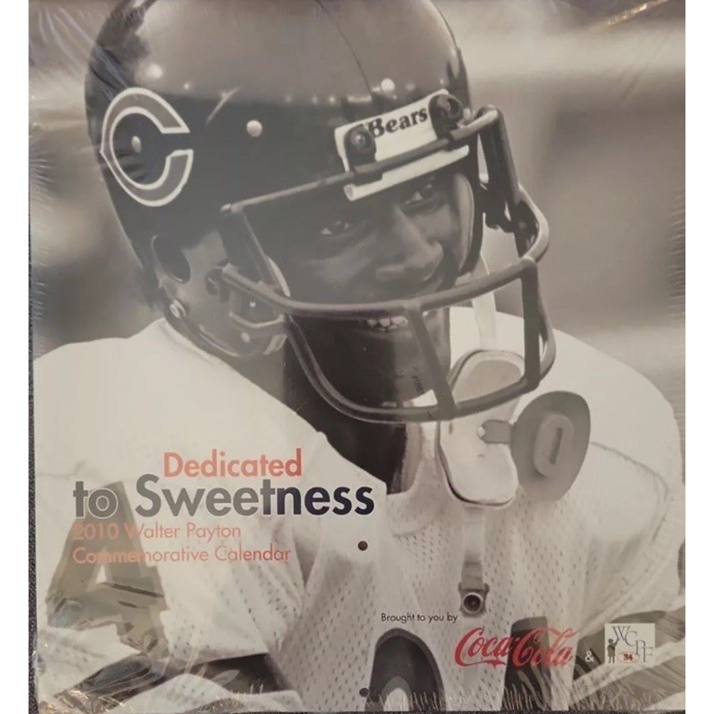 NFL Walter Payton Calendar Chicago Bears 2010 Dedicated to Sweetness Football