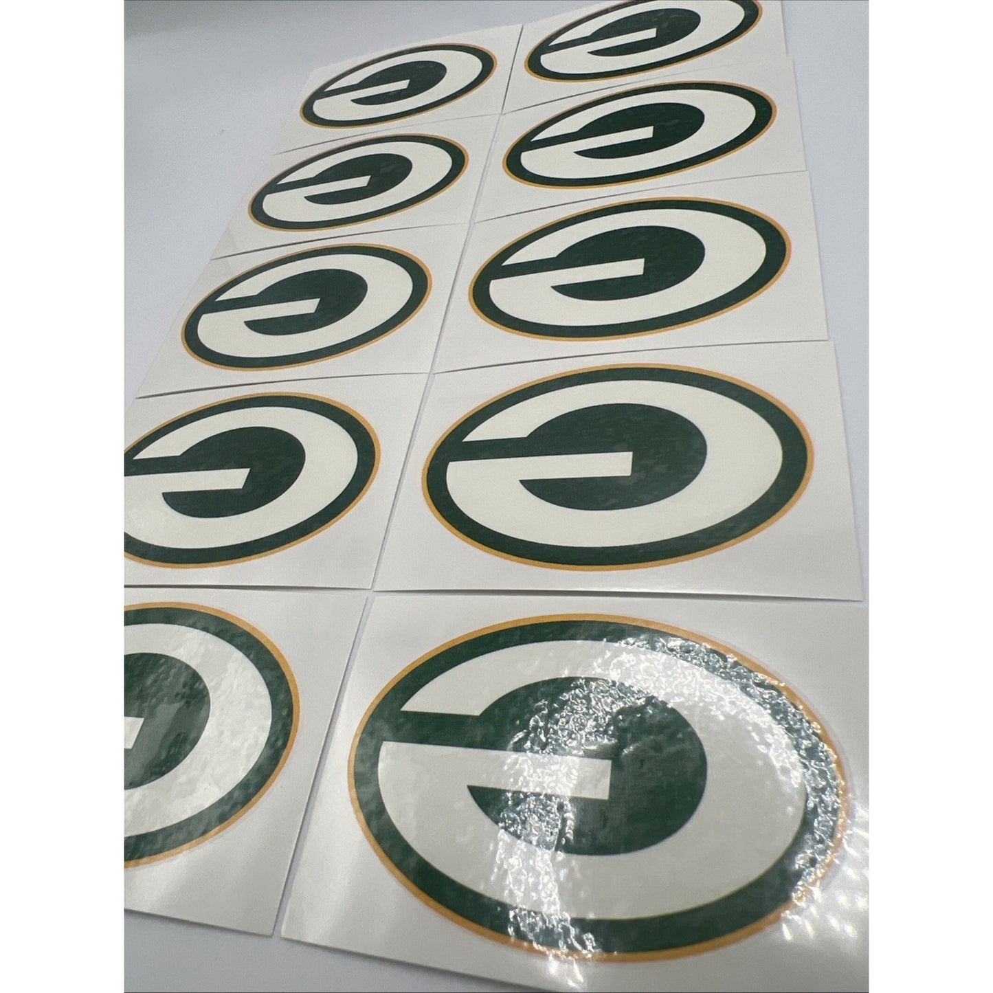 NFL Green Bay Packers Temporary Tattoo Pack Of 10 Face Body Tattoos Football