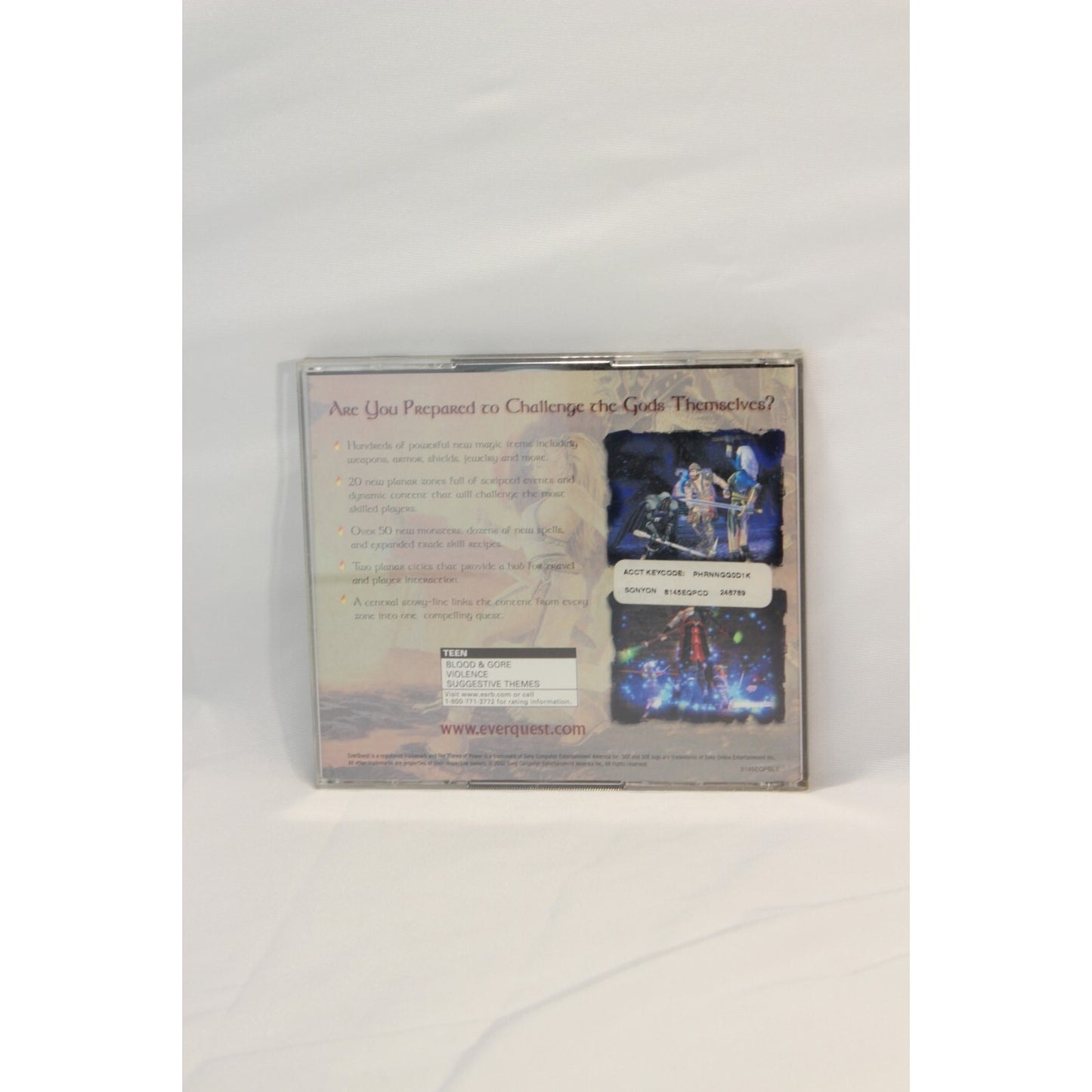 EverQuest: Planes of Power PC Tested Video Game Used MMORPG Expansion Pack