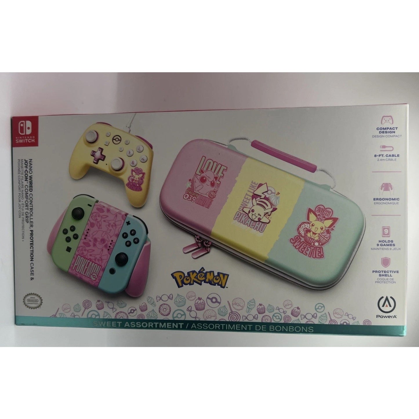 Nintendo Switch Pokemon Controller Sweet Friends Assortment Bundle Pikachu Case