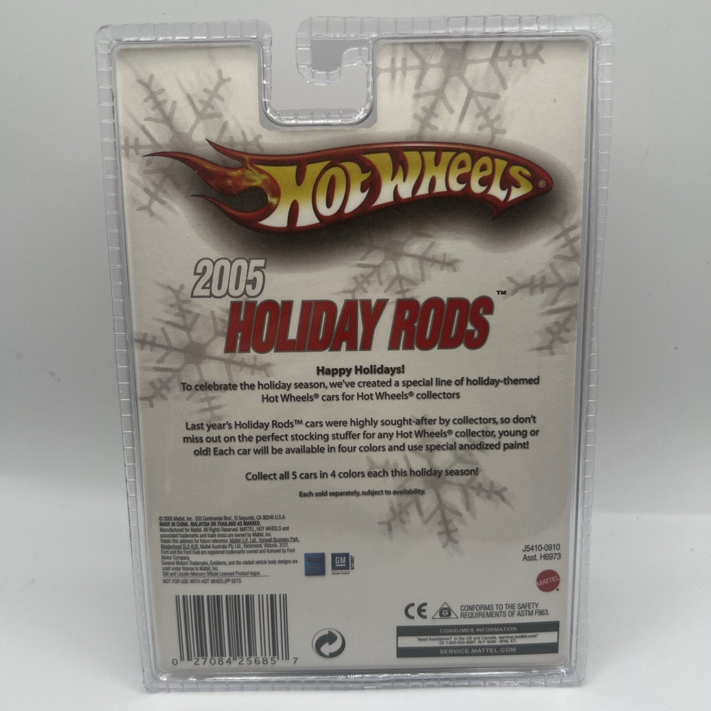 Hot Wheels 2005 Holiday Rods 1940 Ford Coupe Gold 1:64 Die Cast Christmas Car
