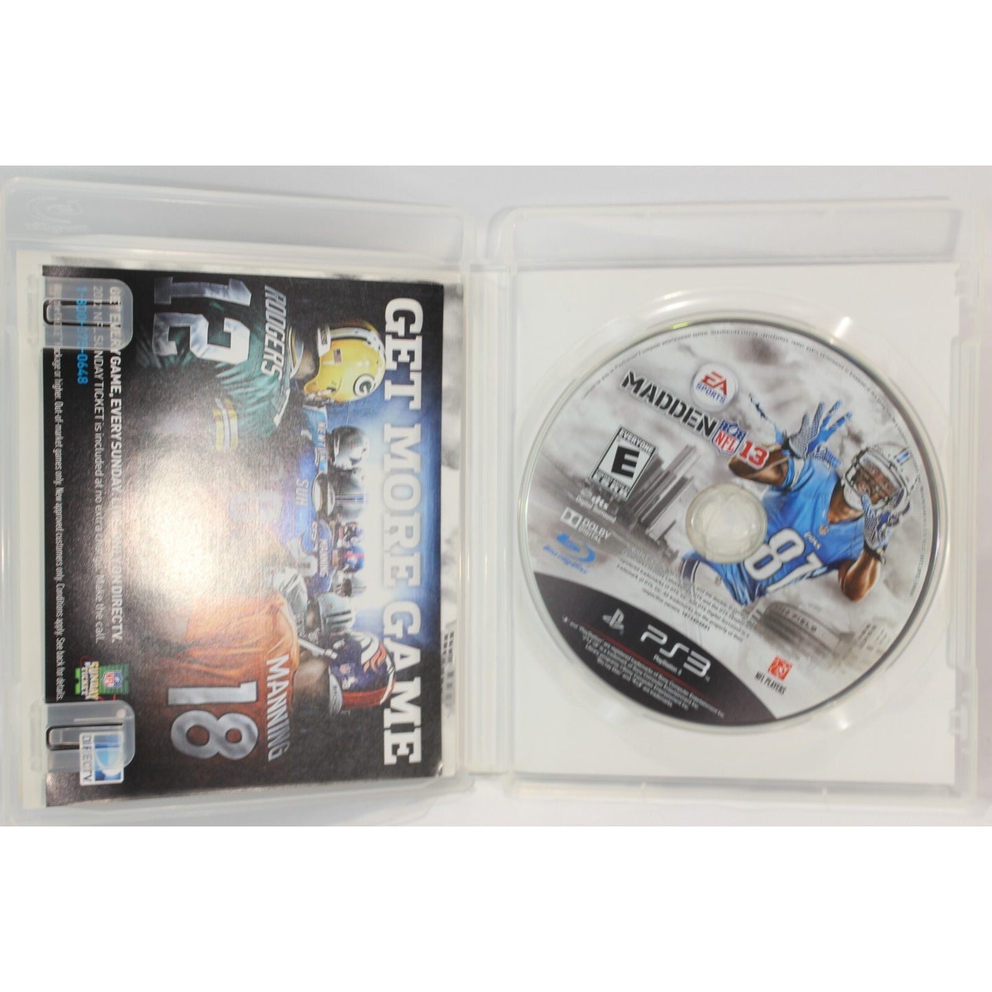 Madden NFL 13 PlayStation 3 PS3 Tested Video Game Used Football Sports Game EA