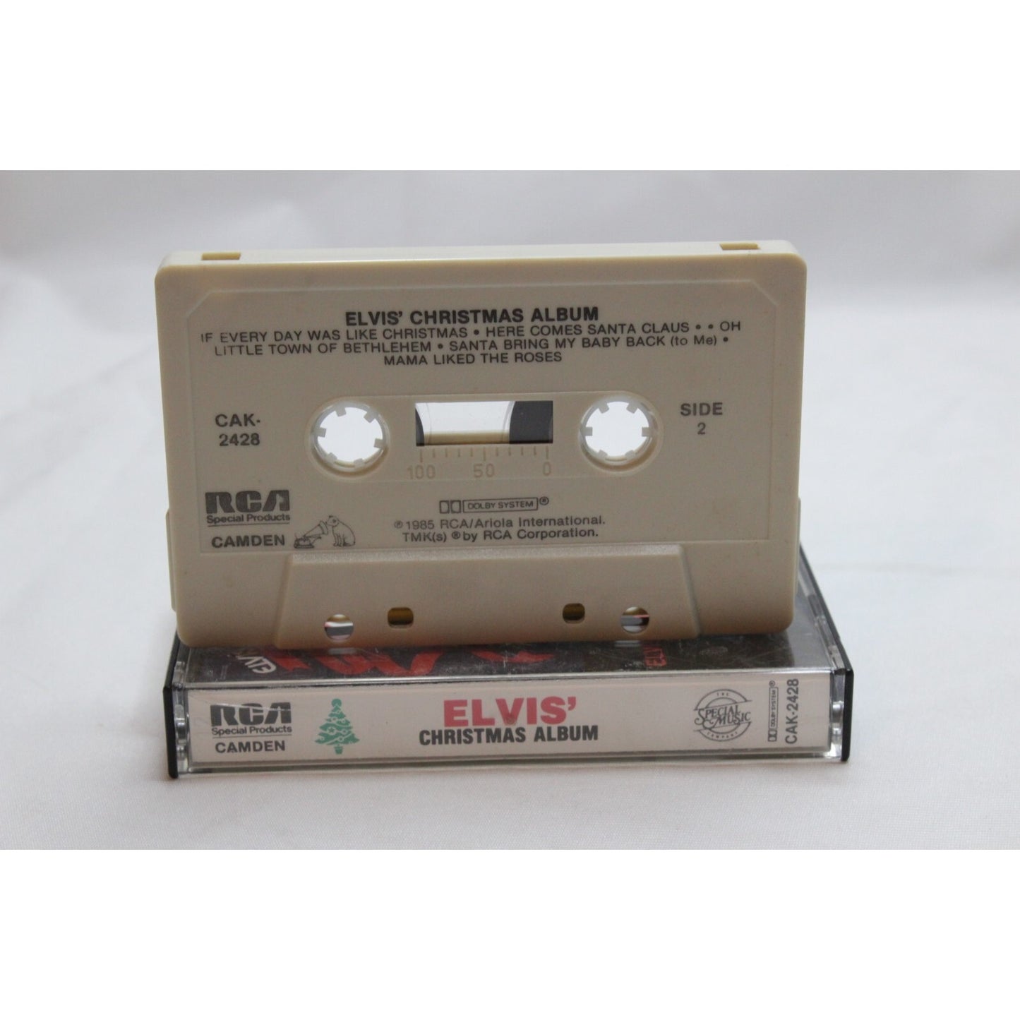 Elvis' Christmas Album Cassette Tape Elvis Presley Tested Music Used