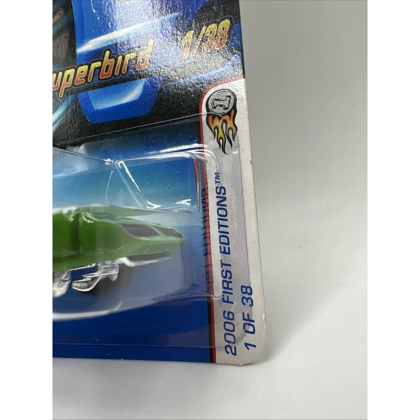 2006 Hot Wheels 70 Plymouth Superbird 1/38 Green Ultrafast Wheels Muscle Car