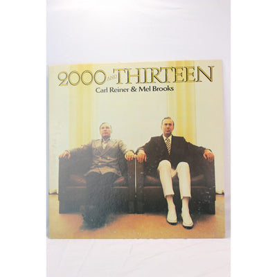 Carl Reiner And Mel Brooks 2000 and Thirteen Record Tested Video Album Used