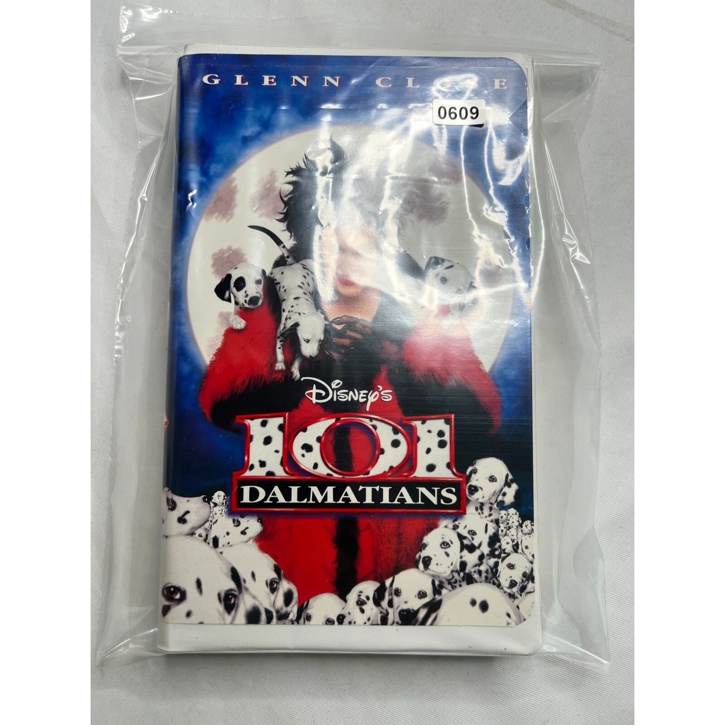 101 Dalmatians Glenn Close Walt Disney VHS Video Tape Tested Used