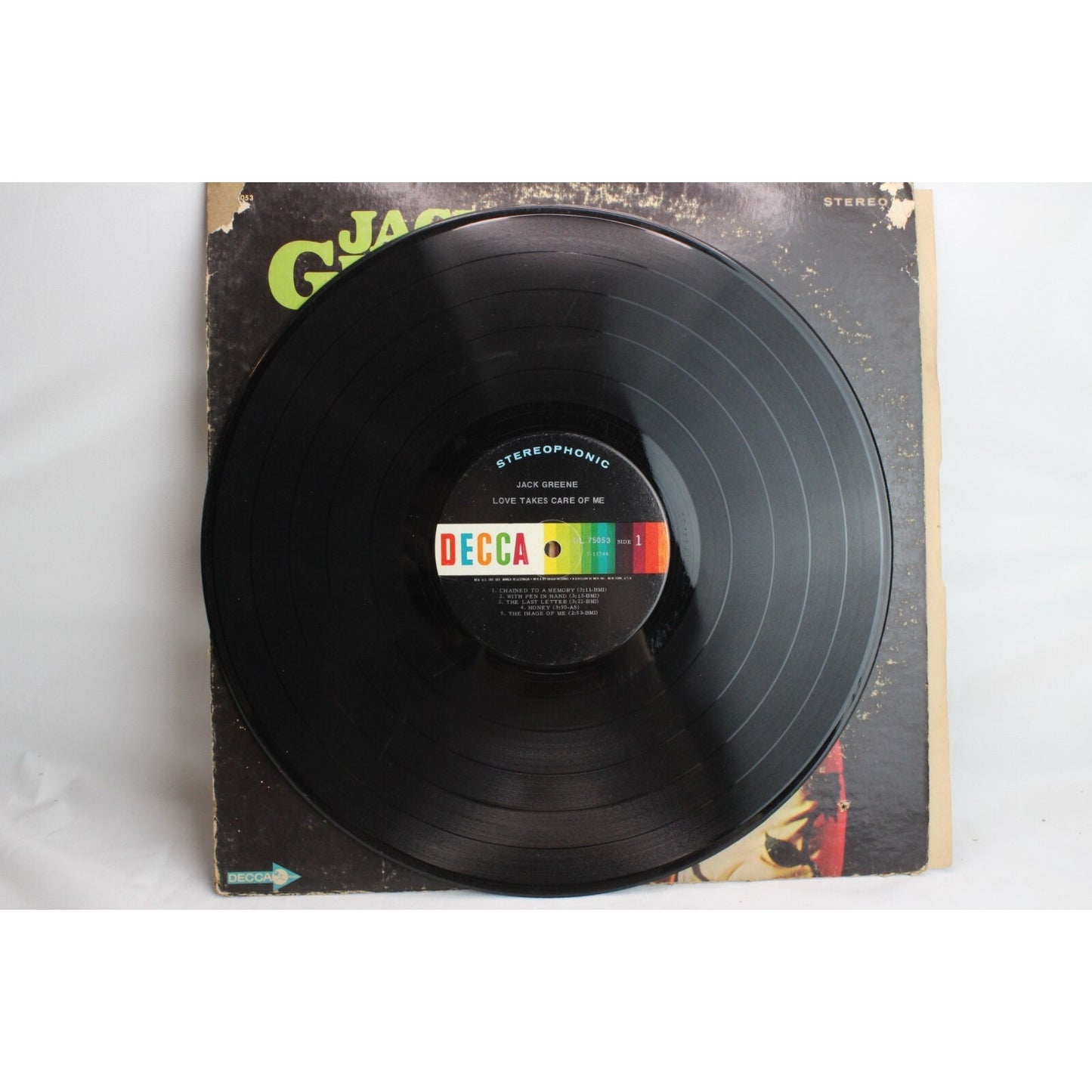 Jack Greene Love Takes Care Of Me Vinyl Record Tested Used