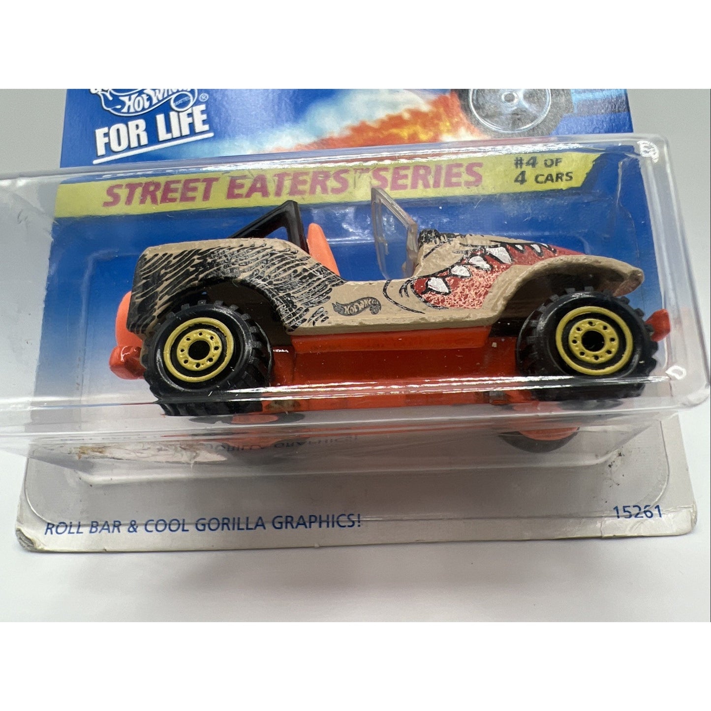 Roll Patrol Street Eaters Series Hot Wheels Jeep Off Road Custom Die Cast Truck