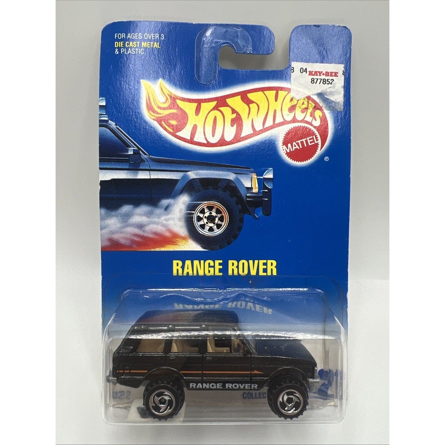 1992 Hot Wheels Range Rover Black Collector 221 New 1:64 Diecast Truck SUV