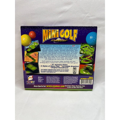 Mini Golf Master PC Game eGames Tested Video Game Used