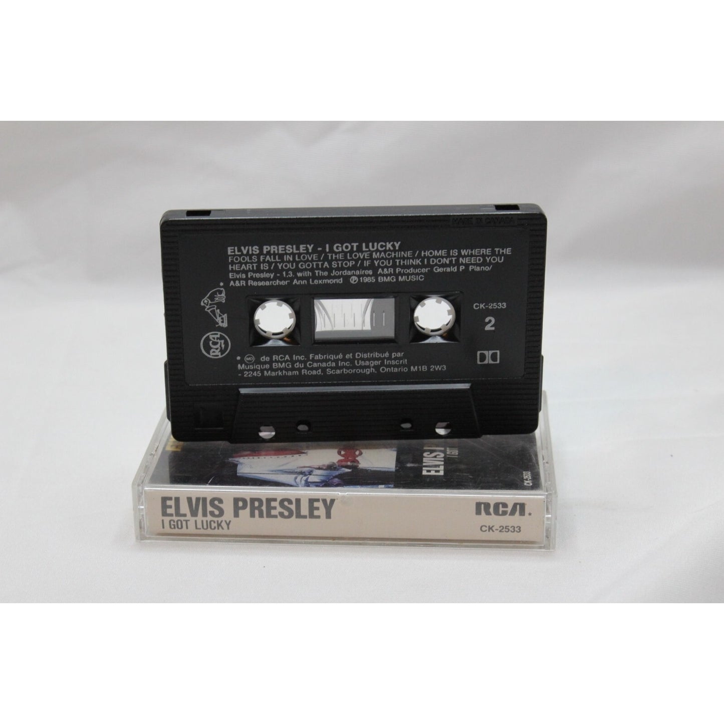 I Got Lucky Elvis Presley Cassette Tape Tested Music Used