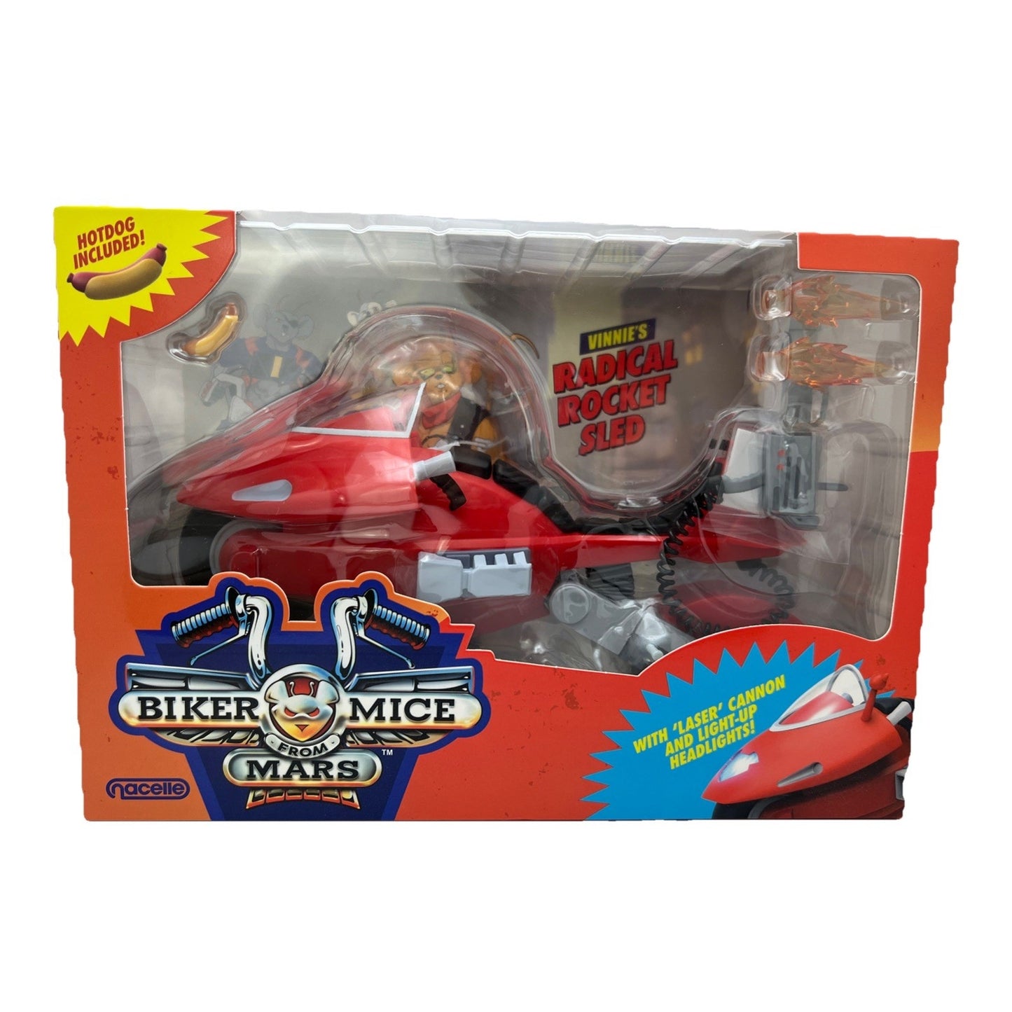 Biker Mice From Mars Vinnie's Radical Rocket Sled Rare In Stock New Sealed