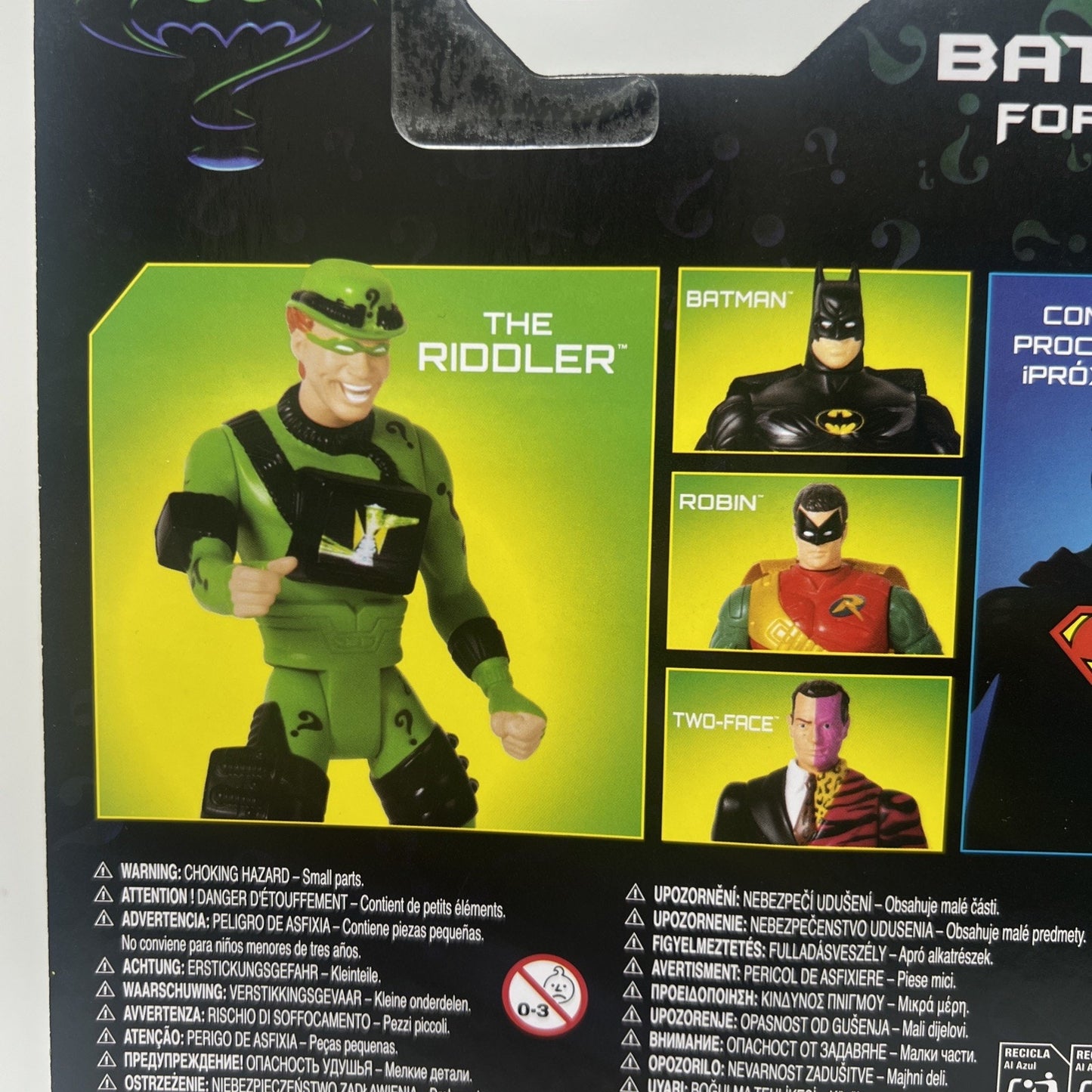 Batman Forever Jim Carrey Riddler DC Retro Collection Action Figure DC Superhero