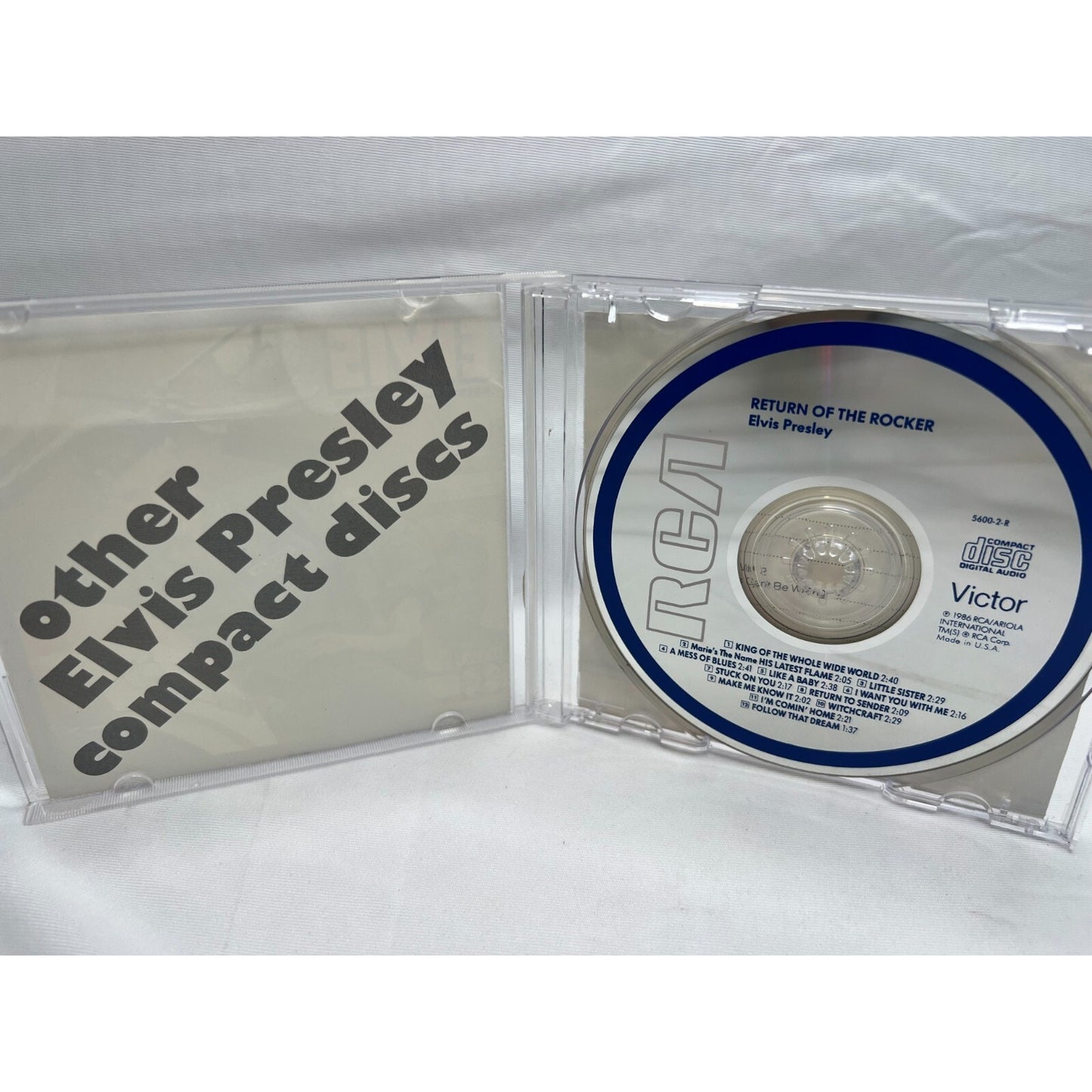 Elvis Presley Return of the Rocker Audio CD-ROM Used