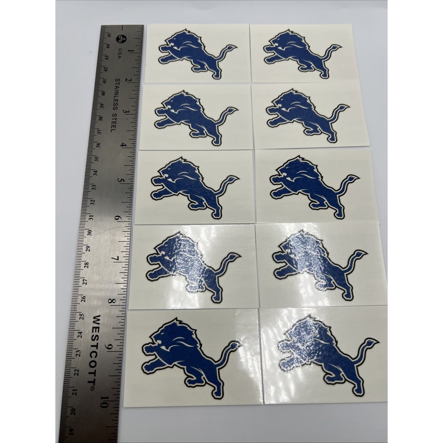 NFL Detroit Lions Temporary Tattoo Pack Of 10 Face Body Tattoos Football Lion