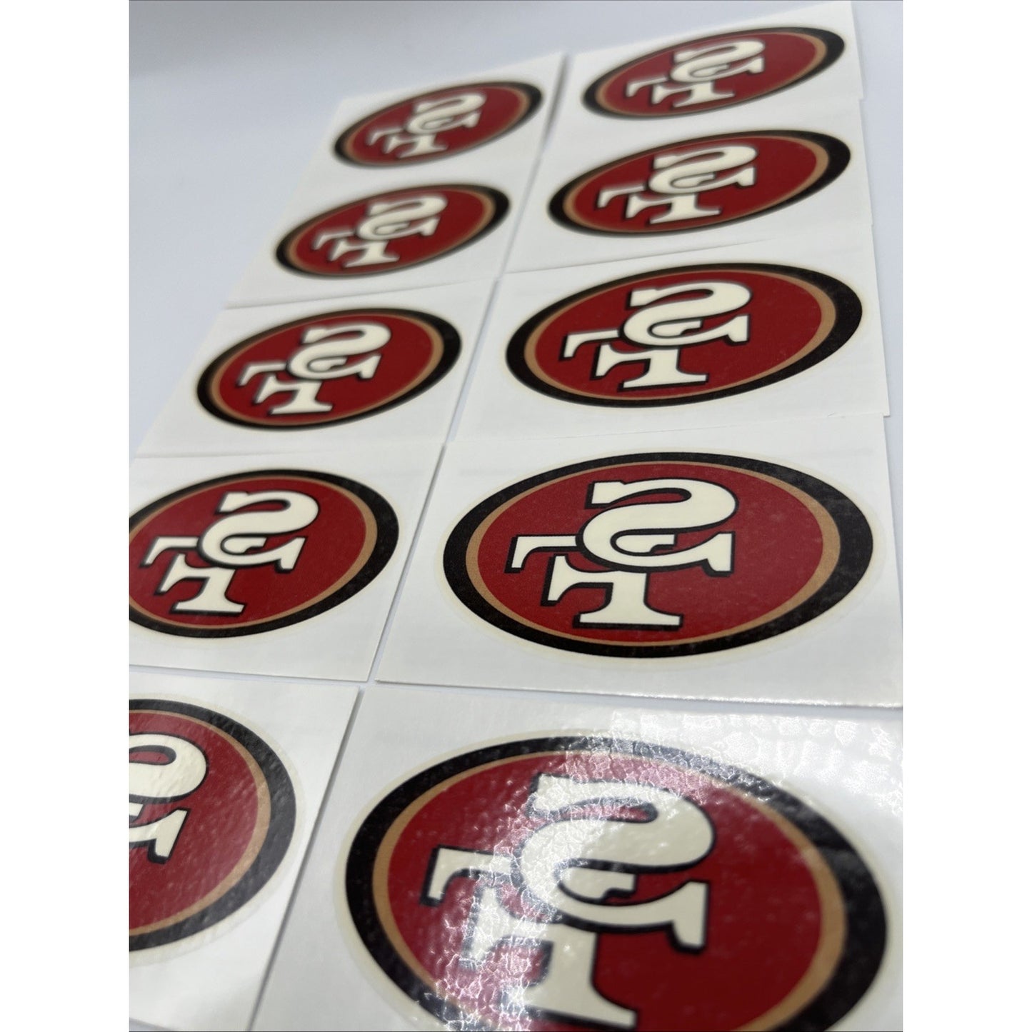 NFL San Francisco 49ers Temporary Tattoo Pack Of 10 Face Body Tattoos Football