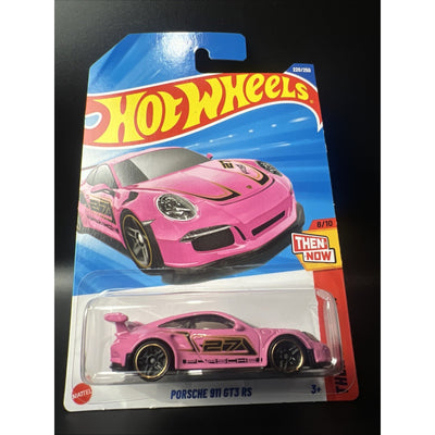 Hot Wheels 2025 New Porsche 911 GT3 RS Pink Then And Now Race Car Diecast