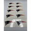 NFL New England Patriots 10 Pack Temporary Tattoos Face & Body Football Tattoo
