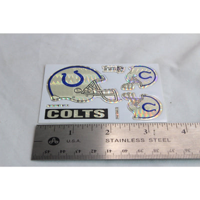 Vintage NFL Prism Sticker 1993 Vending Machine Indianapolis Colts Football Team