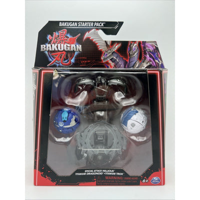 Roblox Bakugan Special Attack Nillious Dragonoid Trox Starter Pack Figures NEW